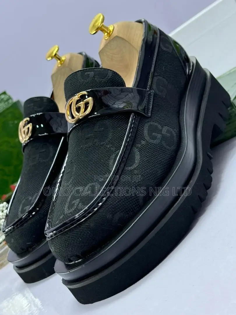 Luxury Black Gucci Oxford Men’S Shoes – Fully Boxed
