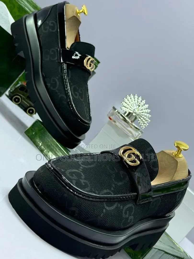 Luxury Black Gucci Oxford Men’S Shoes – Fully Boxed