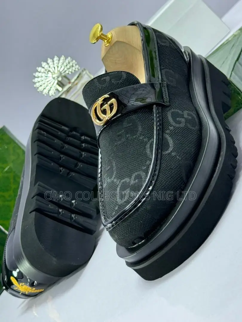 Luxury Black Gucci Oxford Men’S Shoes – Fully Boxed