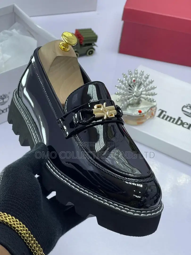 Original Black Patent Leather Men Loafers – Fully Boxed
