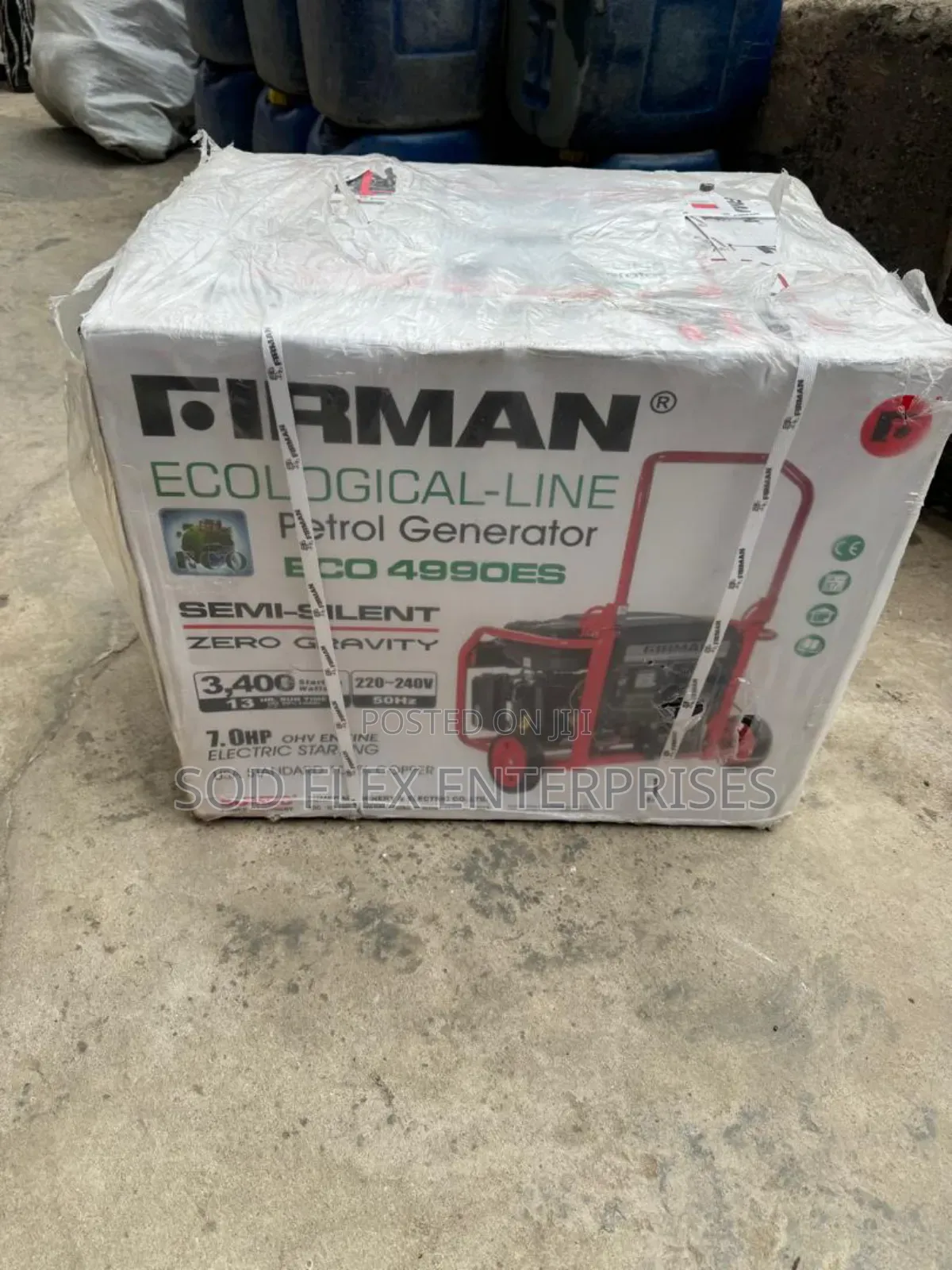 Firman 4990es Rugged Kick and Start Generator 3.1kva