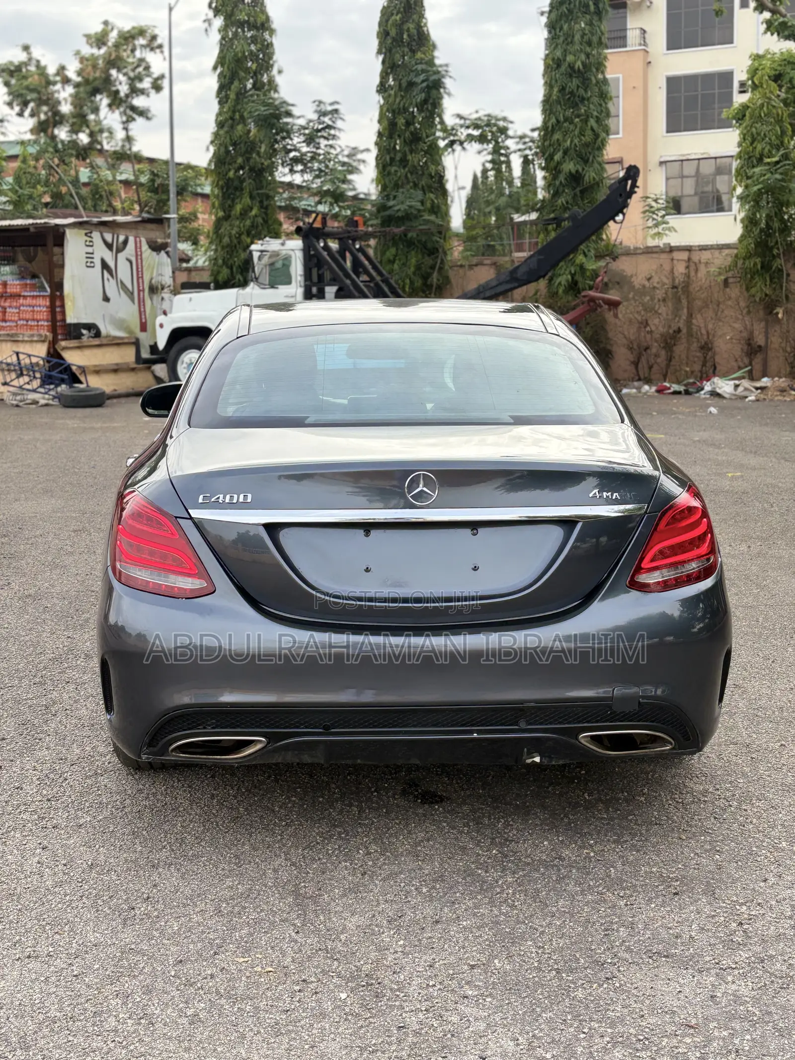 Mercedes-Benz C400 4Matic AWD Sedan (3.0L V6 7A) 2015 Gray