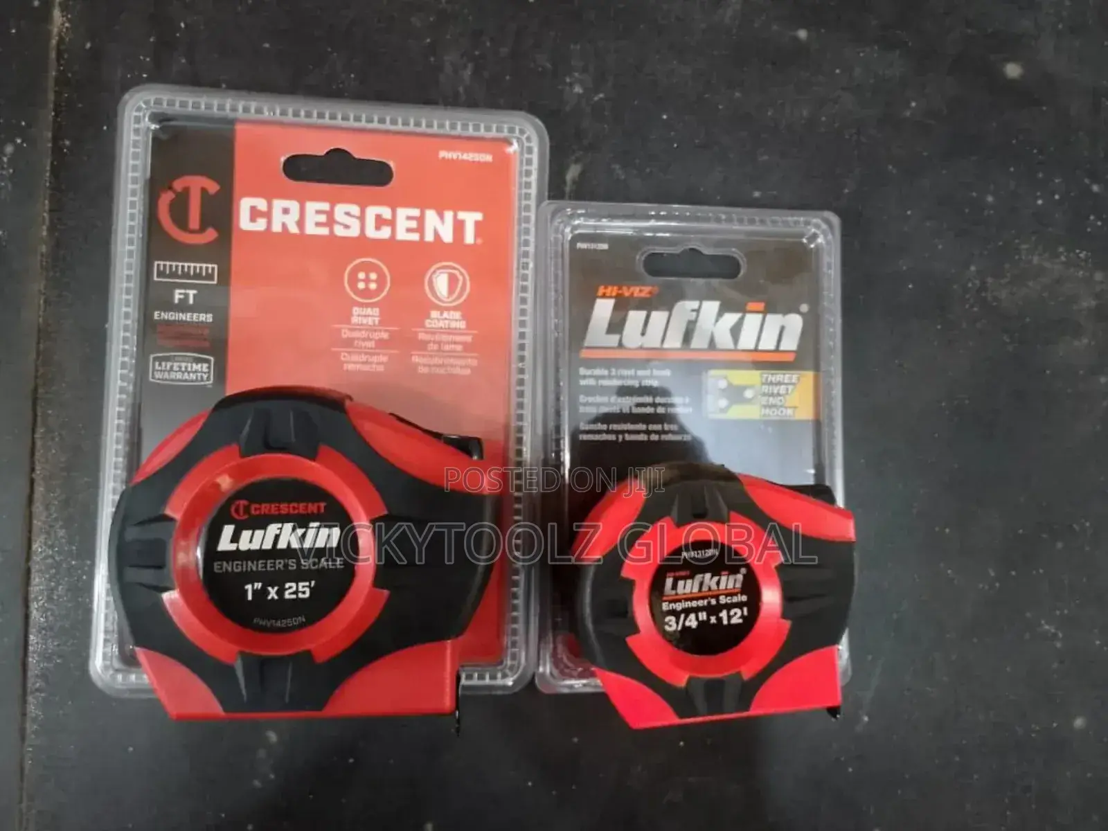 Crescent Lufkin Hi-Viz Engineer's Measuring Tape (3⁄4" and 1")