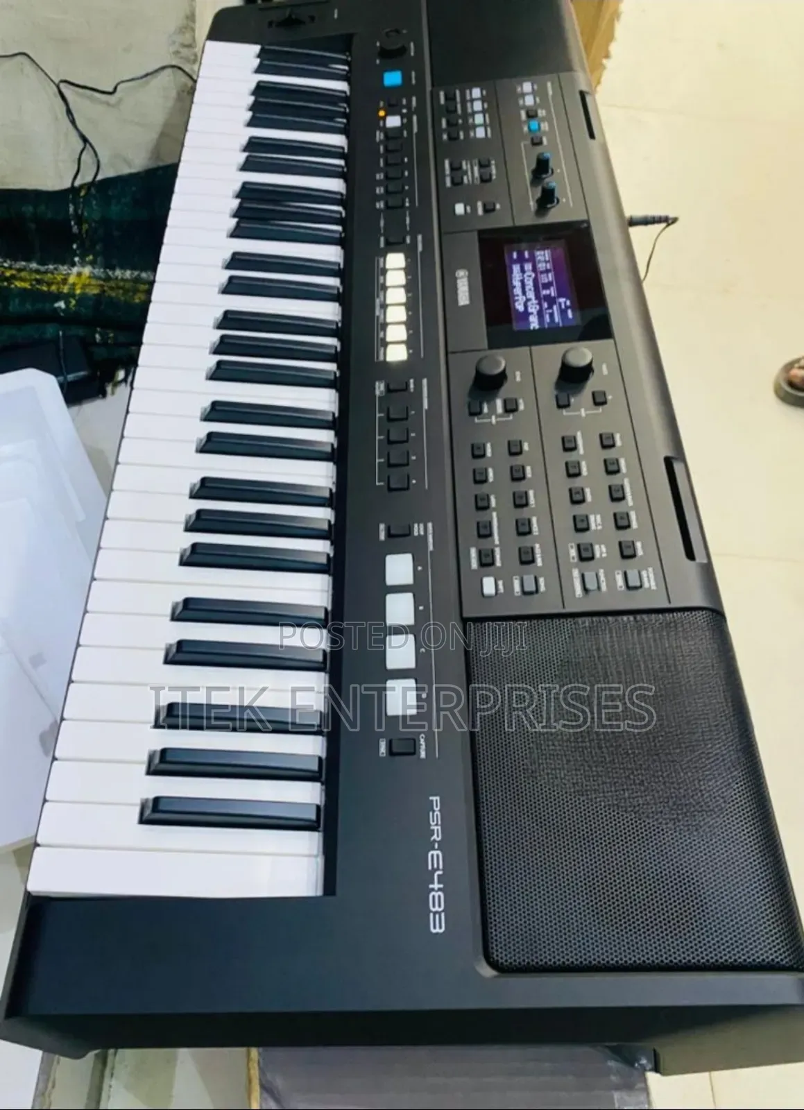 Yamaha PSR-E483 Portable Keyboard Professional Performance Creative