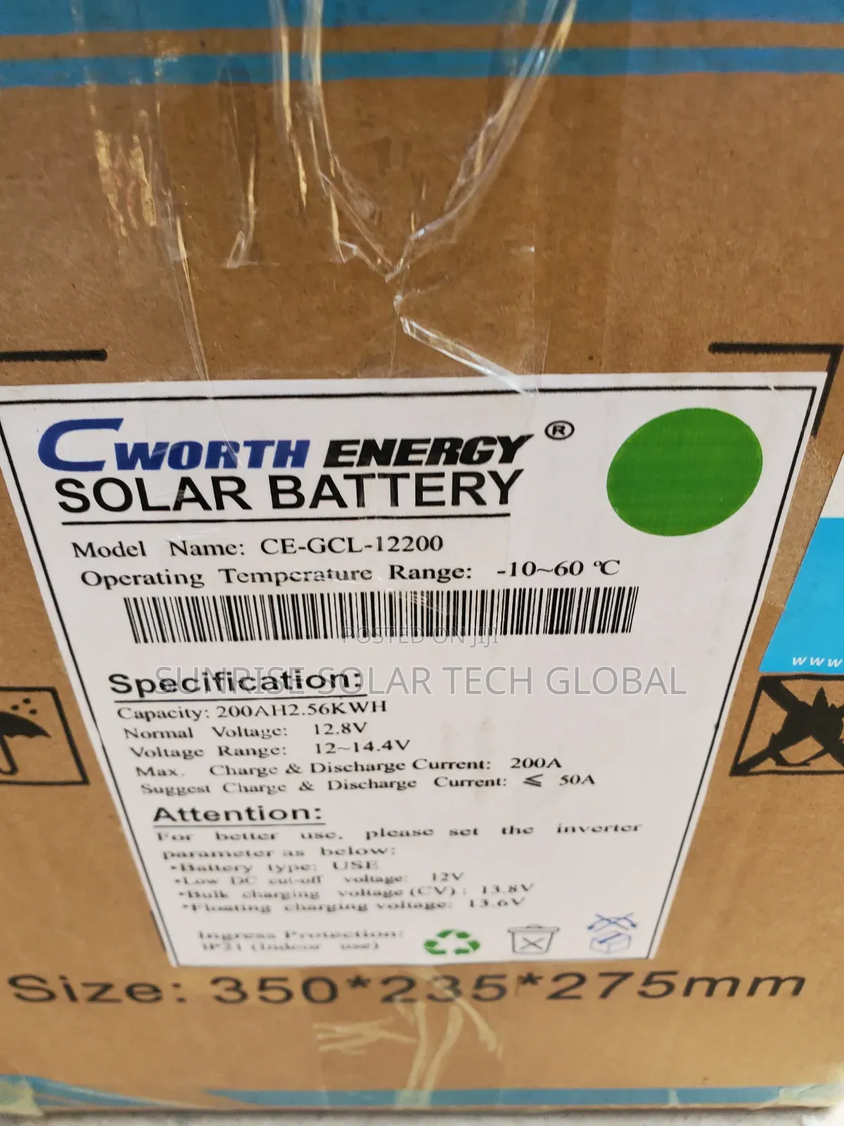 200ah Cworth Lithium Battery 12v