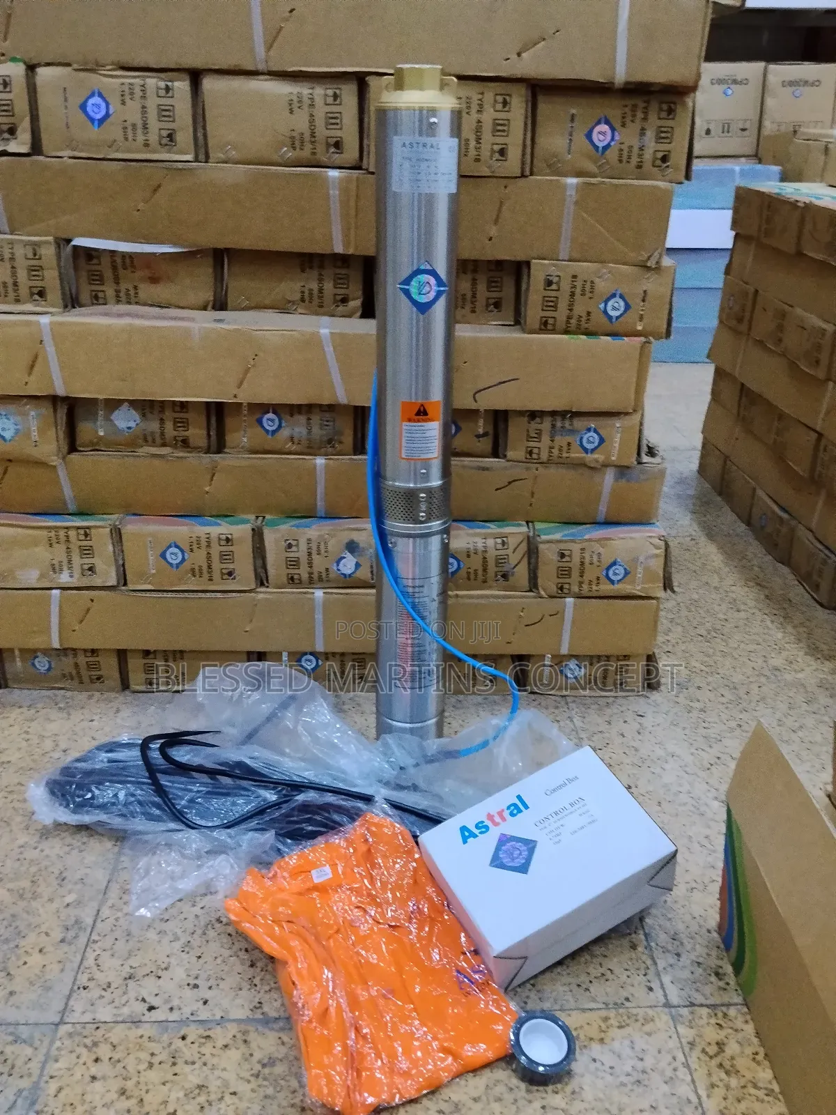 0.75hp Astral Submersible Pump.100% Copper Coil