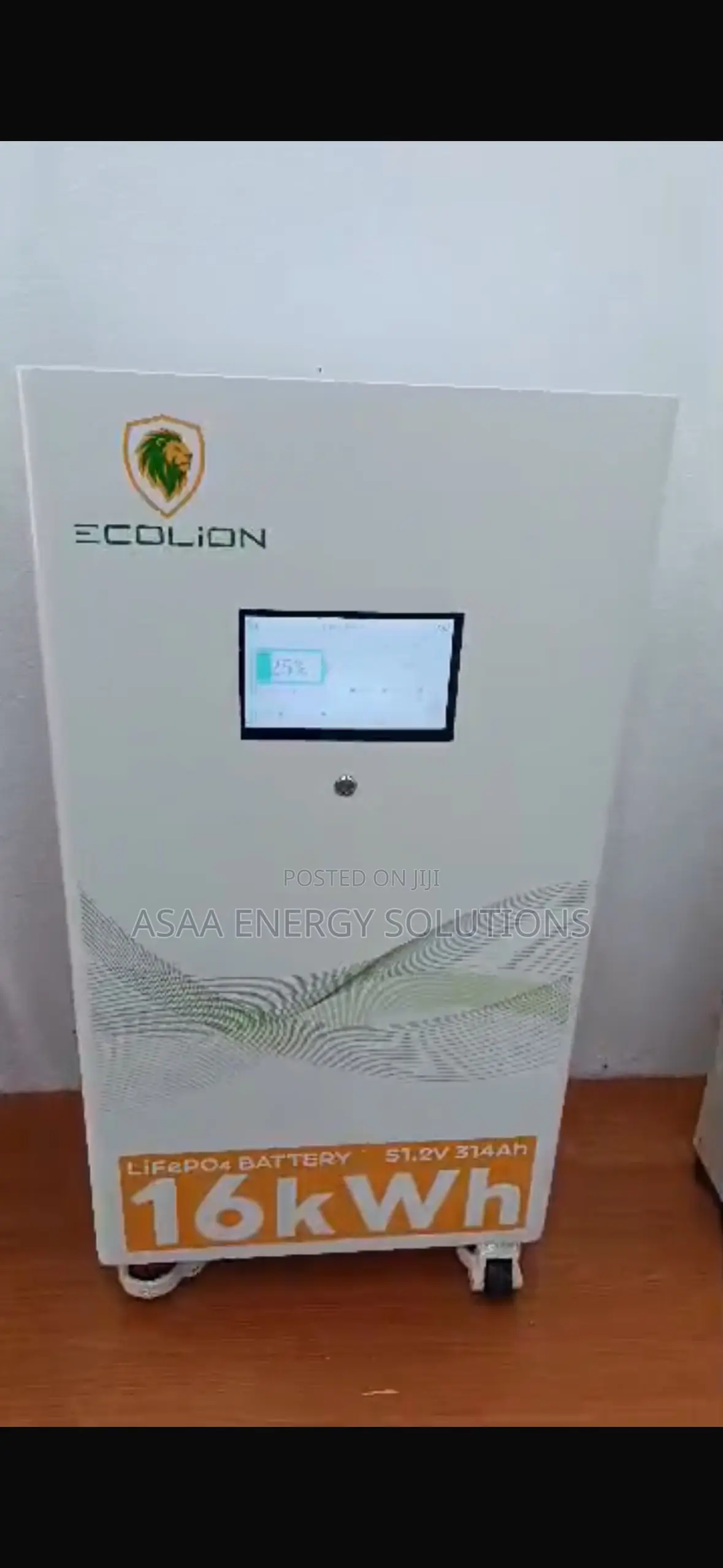 Ecolion 16kwh 51.2v Lithium Battery With Touchscreen With Warranty