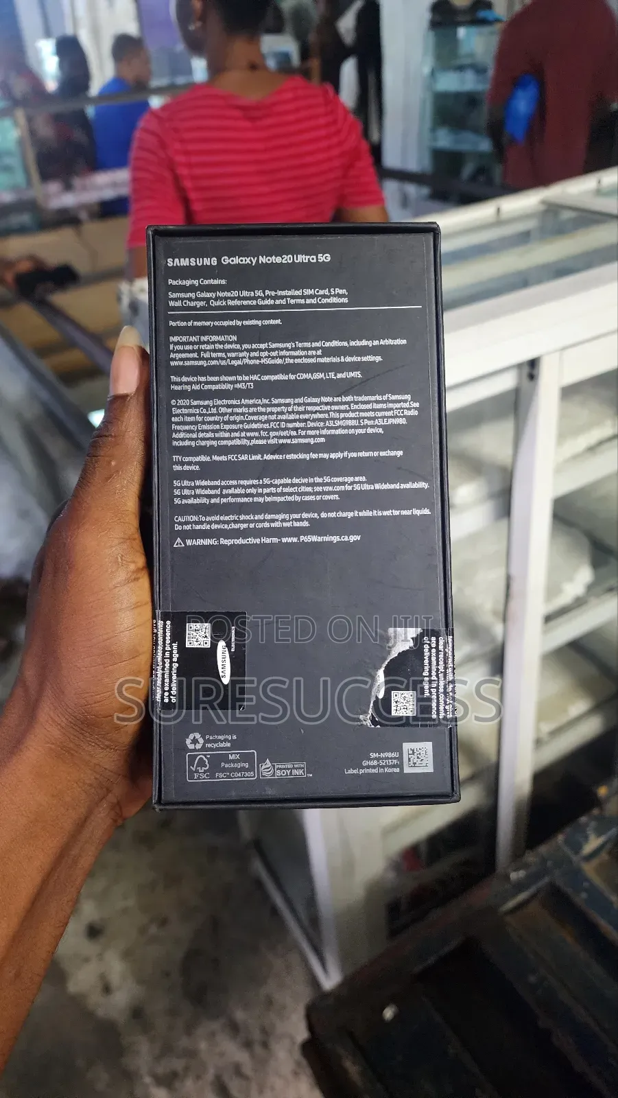 New Samsung Galaxy Note 20 Ultra 5G 128 GB Gold