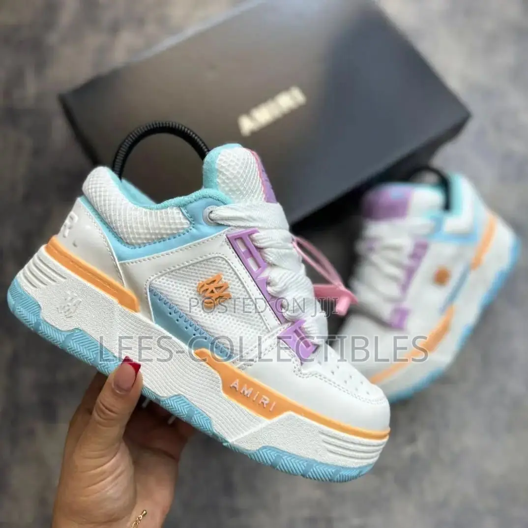 Top Quality Amiri Ladies Multicolor Sneakers