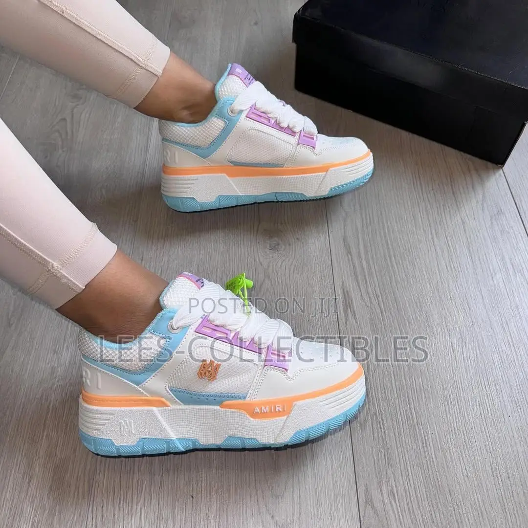 Top Quality Amiri Ladies Multicolor Sneakers