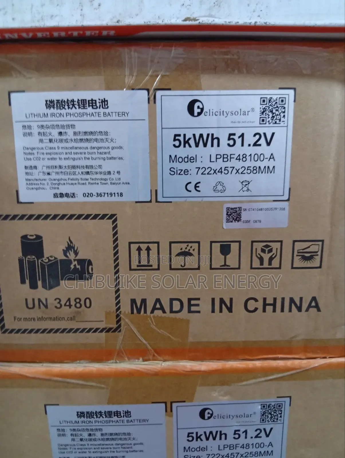 5kwh 51.2v Felicity Lithium Ion Batteries