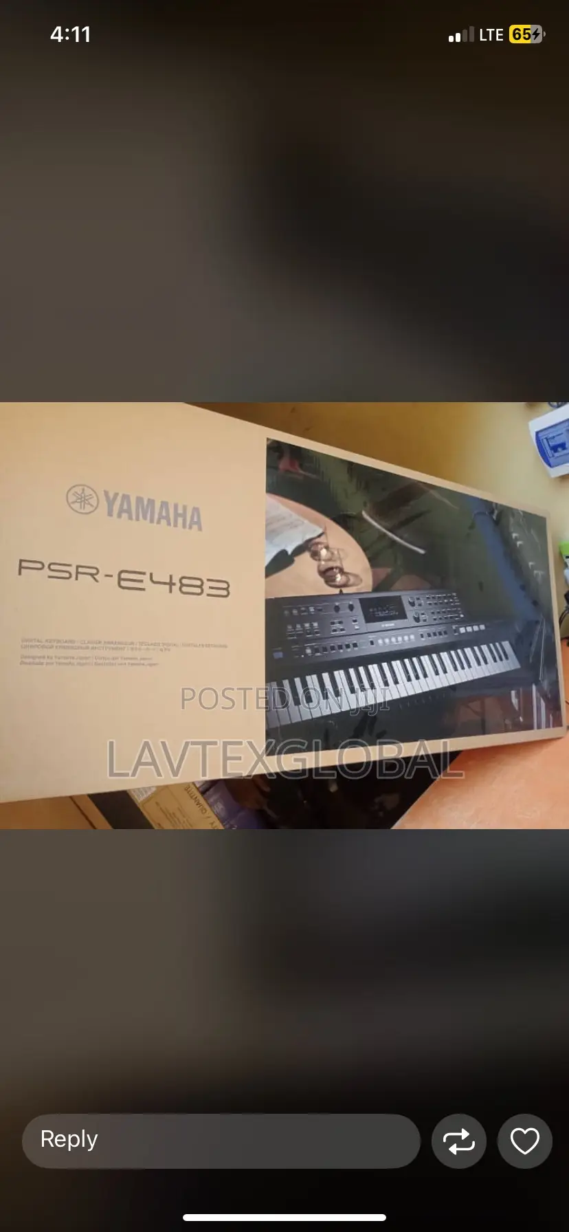 Your Original Professional PSR E 483 Yamaha Keyboard