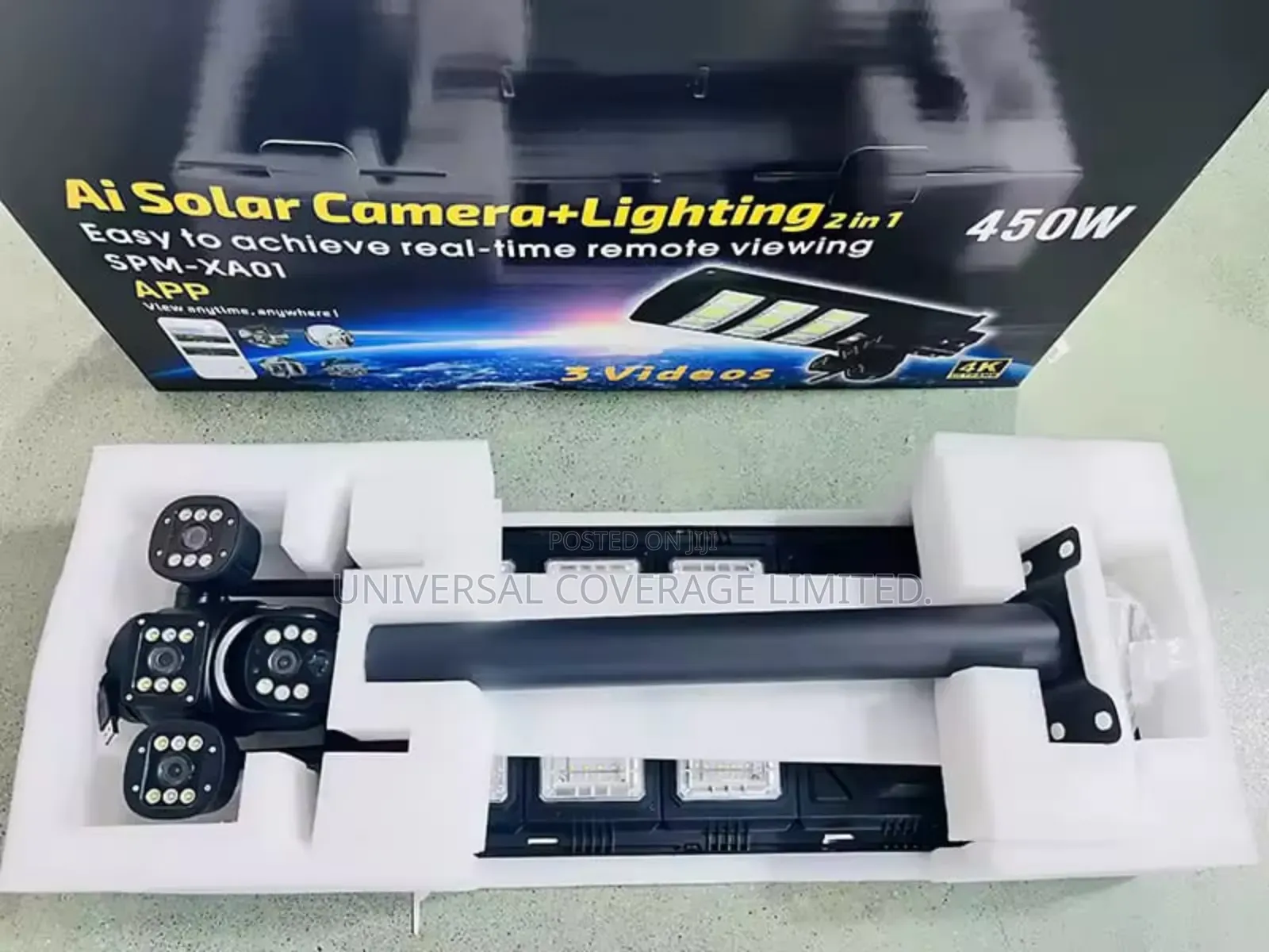 4g PTZ Solar Camera With Street Lights 2 in 1 
