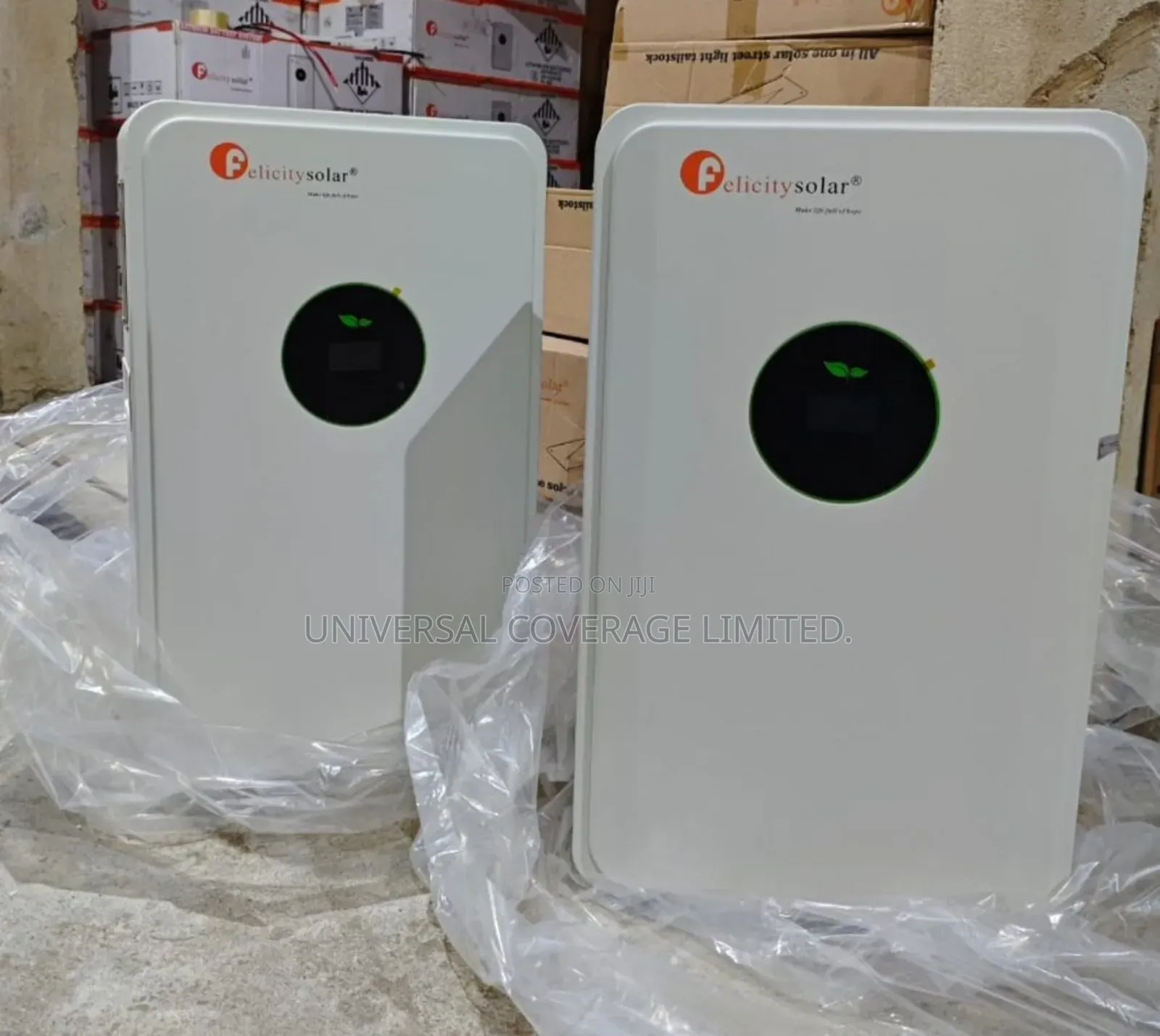 Felicity Lithium Battery 
5kilowatts.
#1,100,000