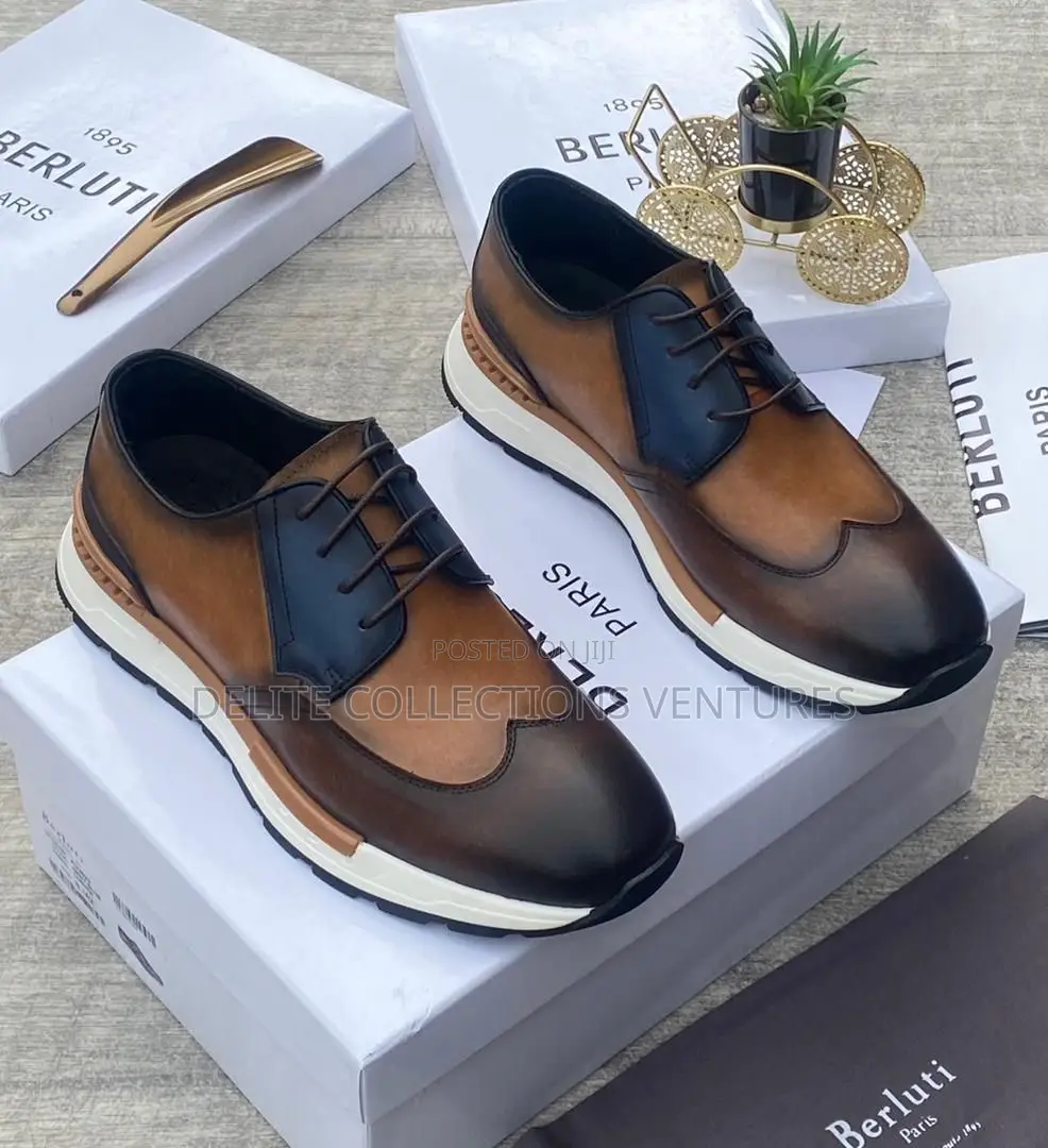 *Original Berluti Skin Sneakers Available in Store