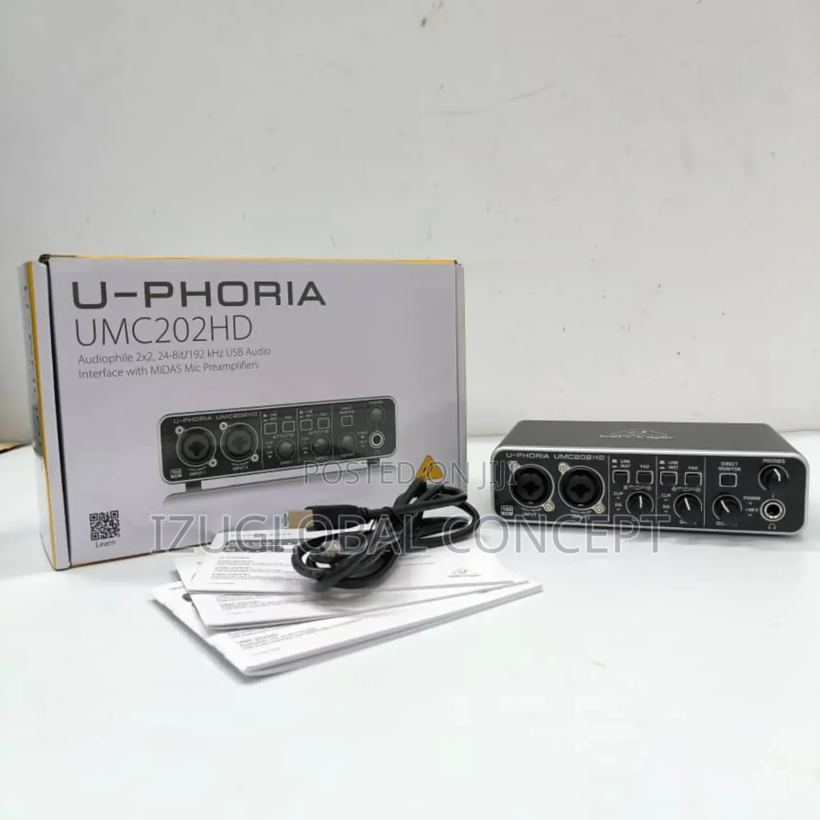 Behringer U-Phoria Umc202hd Usb 2.0 Audio Interface