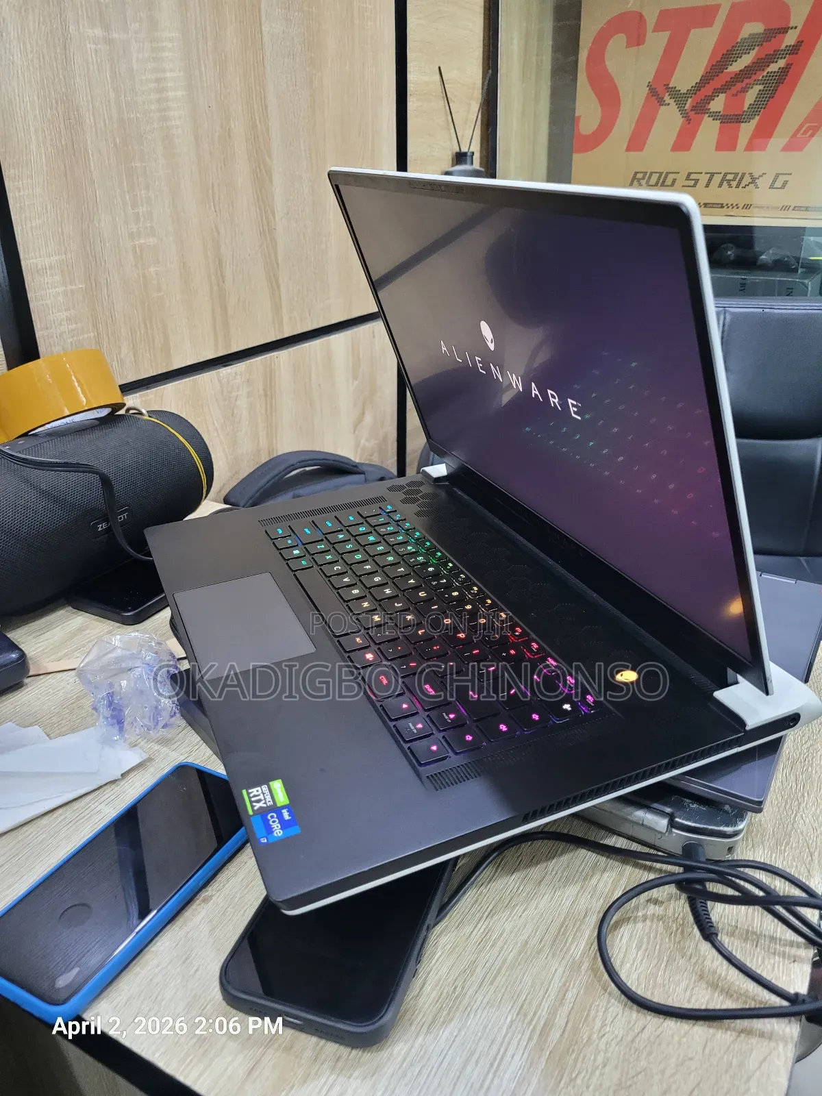 Laptop Dell Alienware X17 R1 32GB Intel Core i7 SSD 1T
