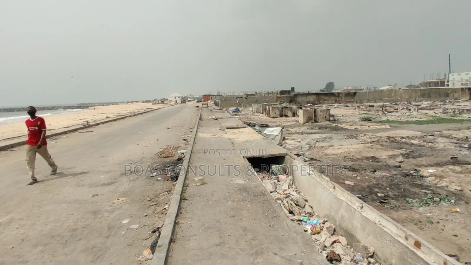 Ocean Front Land, in Ikate. Directly Facing the Atlantic Ocean