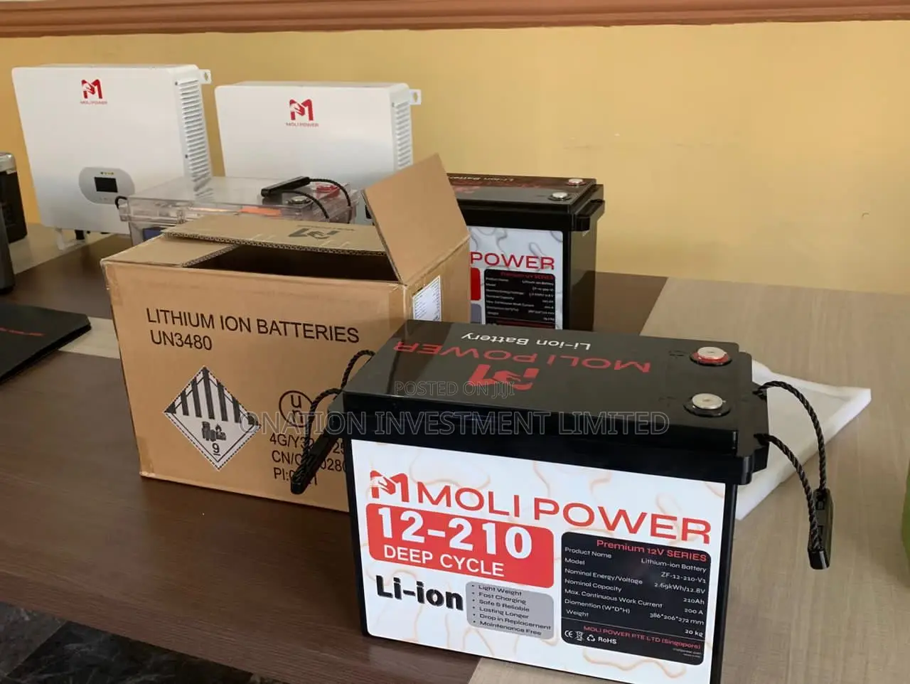 Moli Power 210ah 12.8v Lithium Battery (2.69kwh) – Long Backup Power