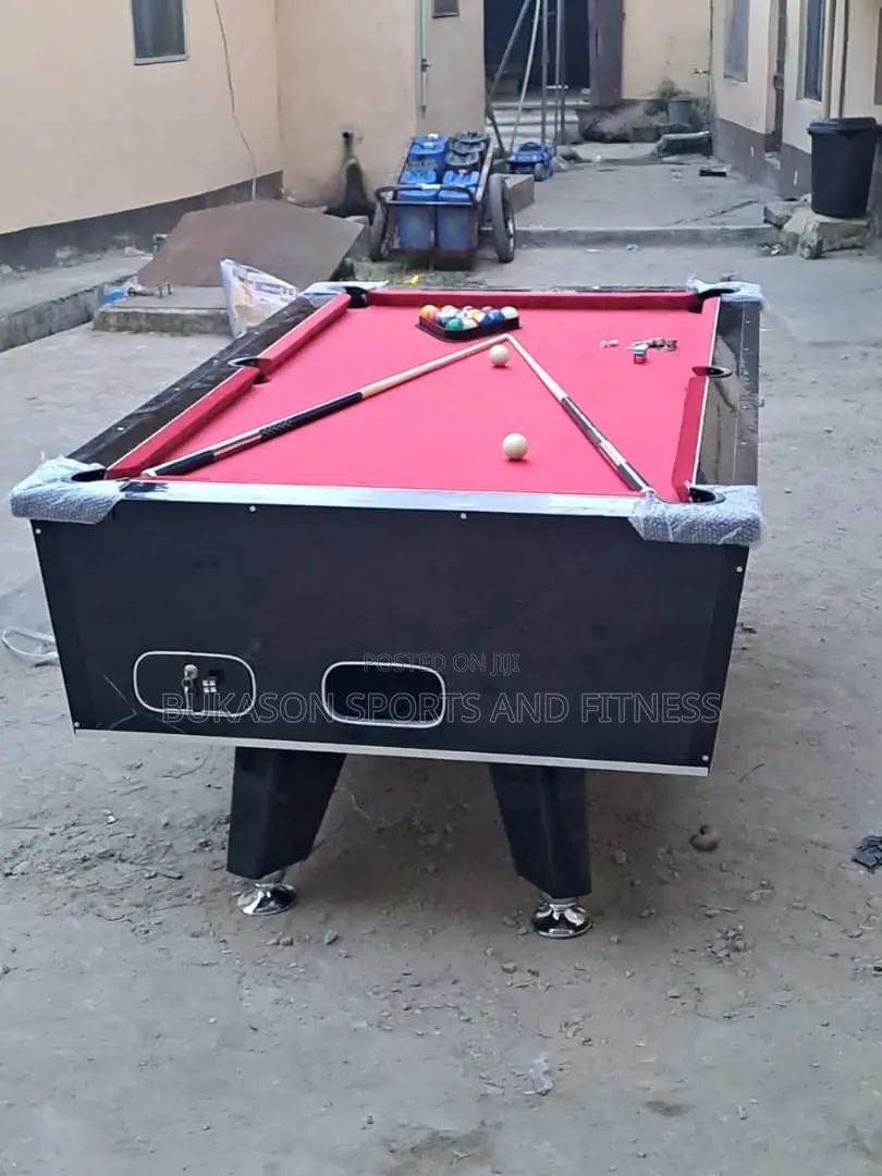 Black Marble Local Snooker Board With Accessories