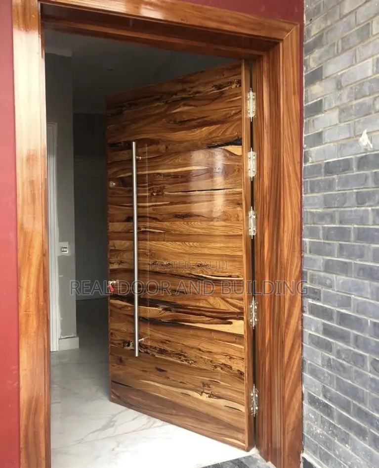 High Quality Mahogany Security Hardwood Door ((74lfs)