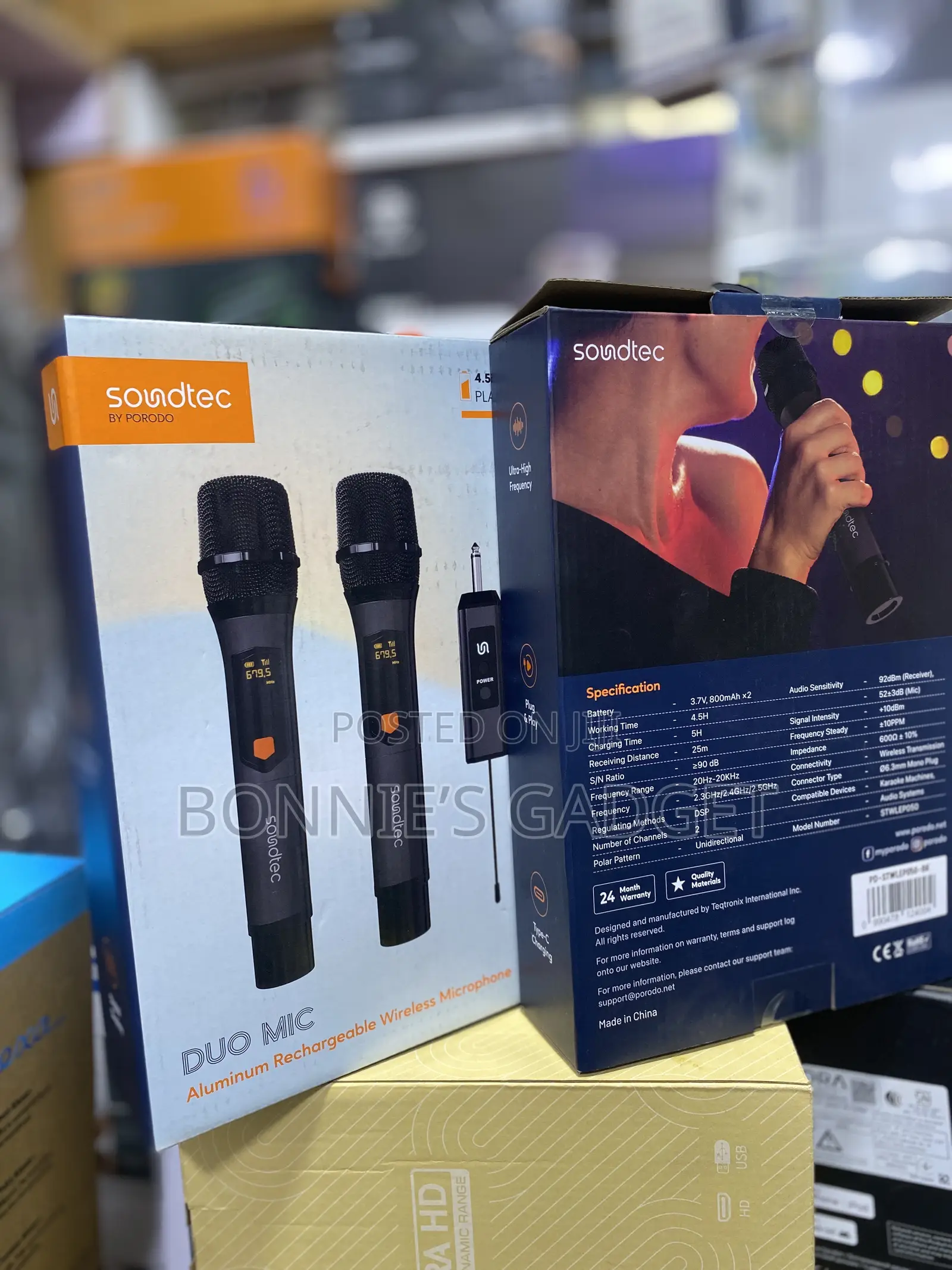 Porodo Soundtec Duo Mic