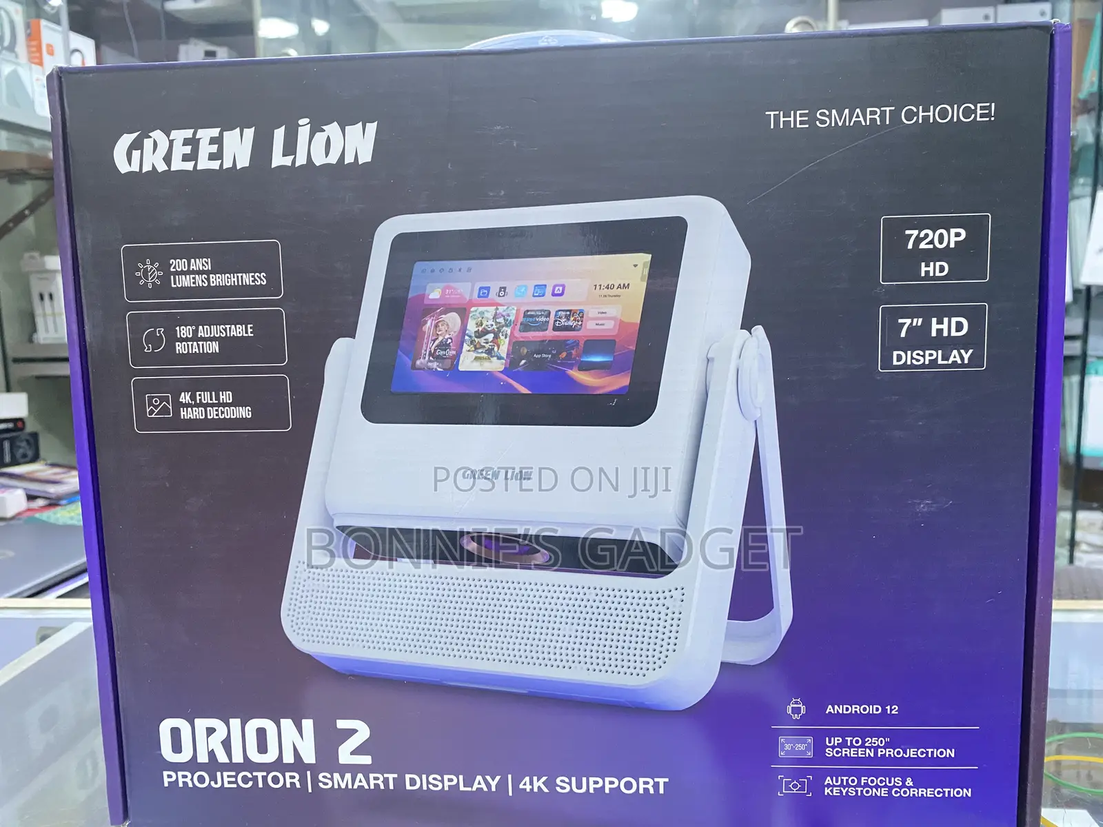 Green Lion Orion 2 Smart Display Projector.