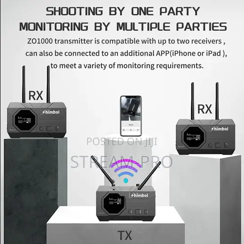 Shimbol Zo1000 Sdi/Hdmi Wireless Video Transmitter and Receiver Kit