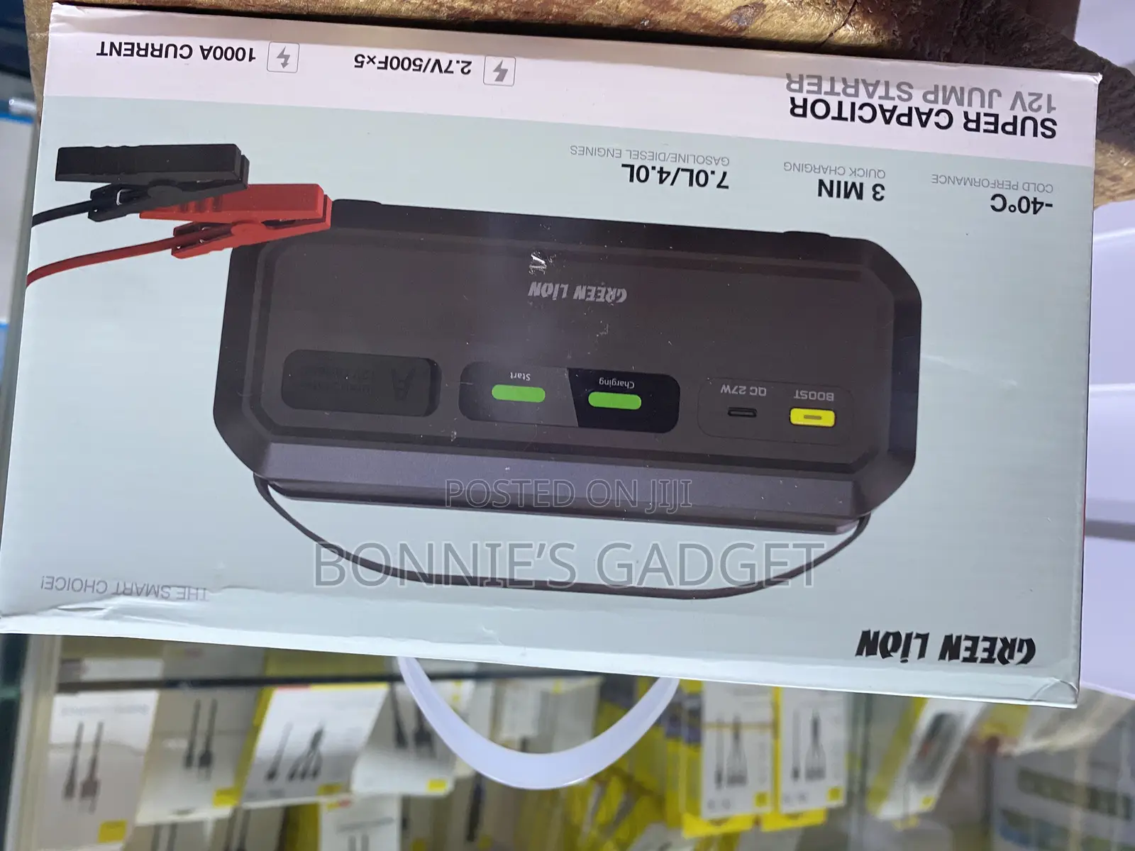 Green Lion Super Capacitor 12v Jump Starter