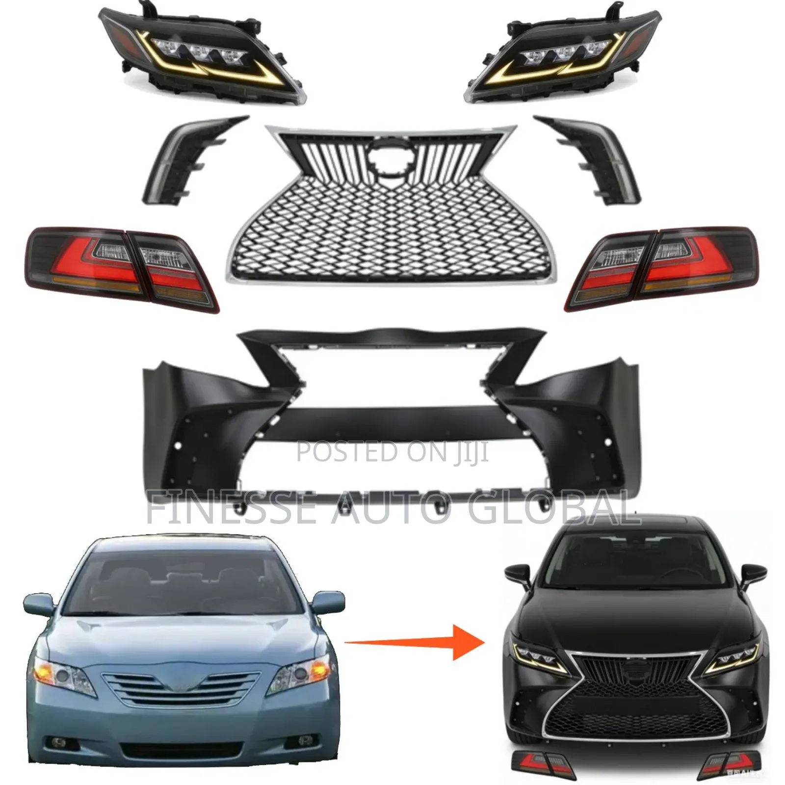 Upgrade Front Bumper for Toyota Camry 2007-2010 Model