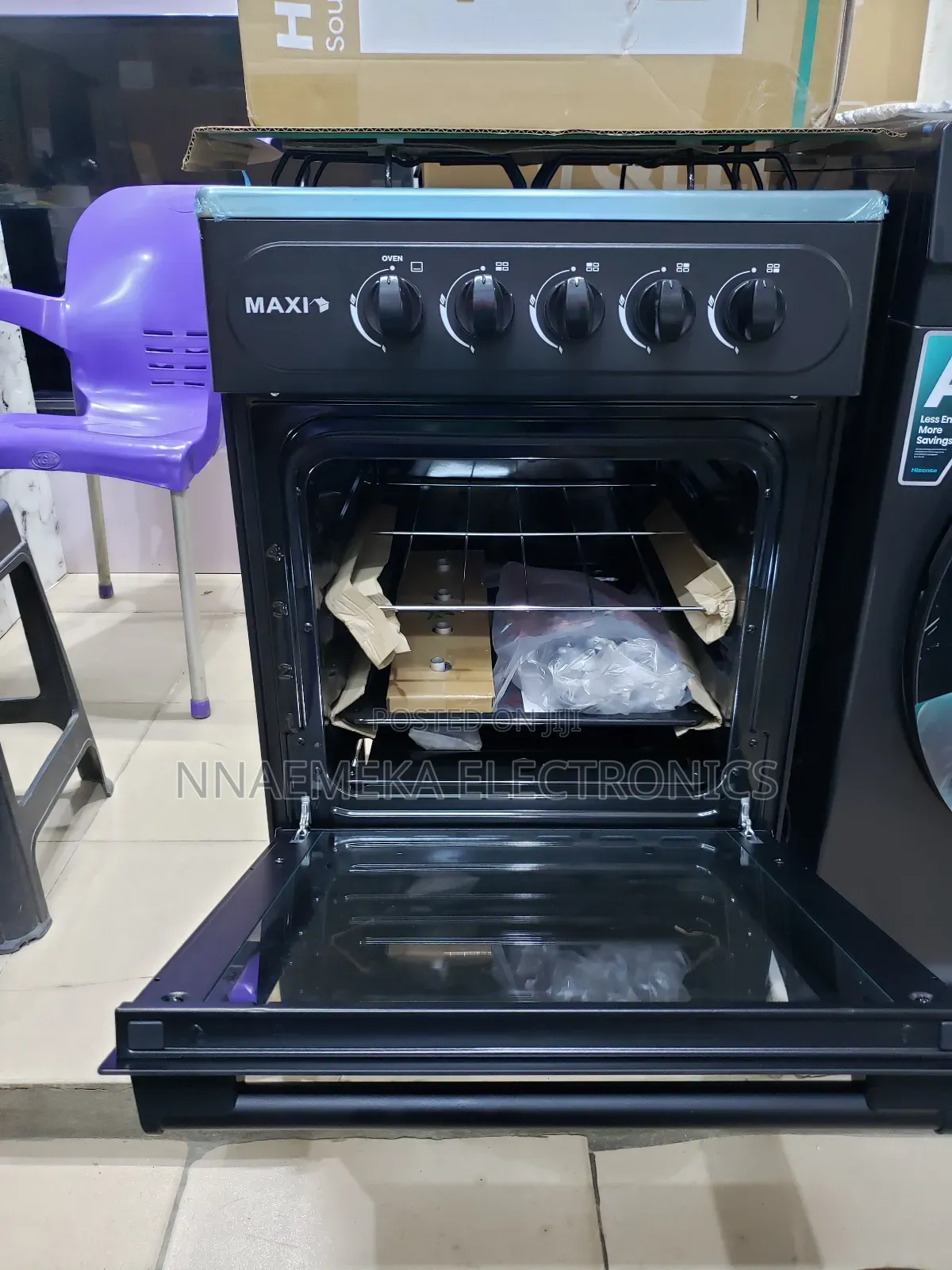 Maxi 50×50 4 Bunners Oven Standing Gas Cooker
