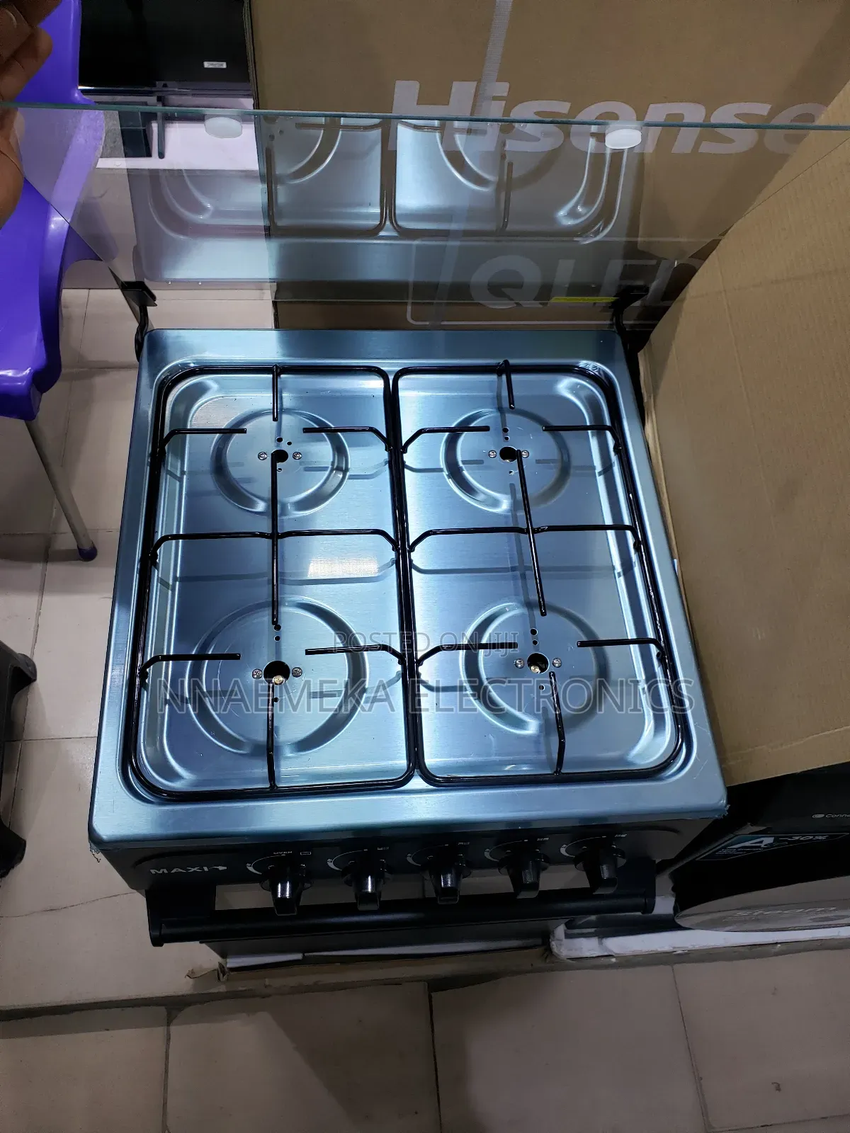 Maxi 50×50 4 Bunners Oven Standing Gas Cooker