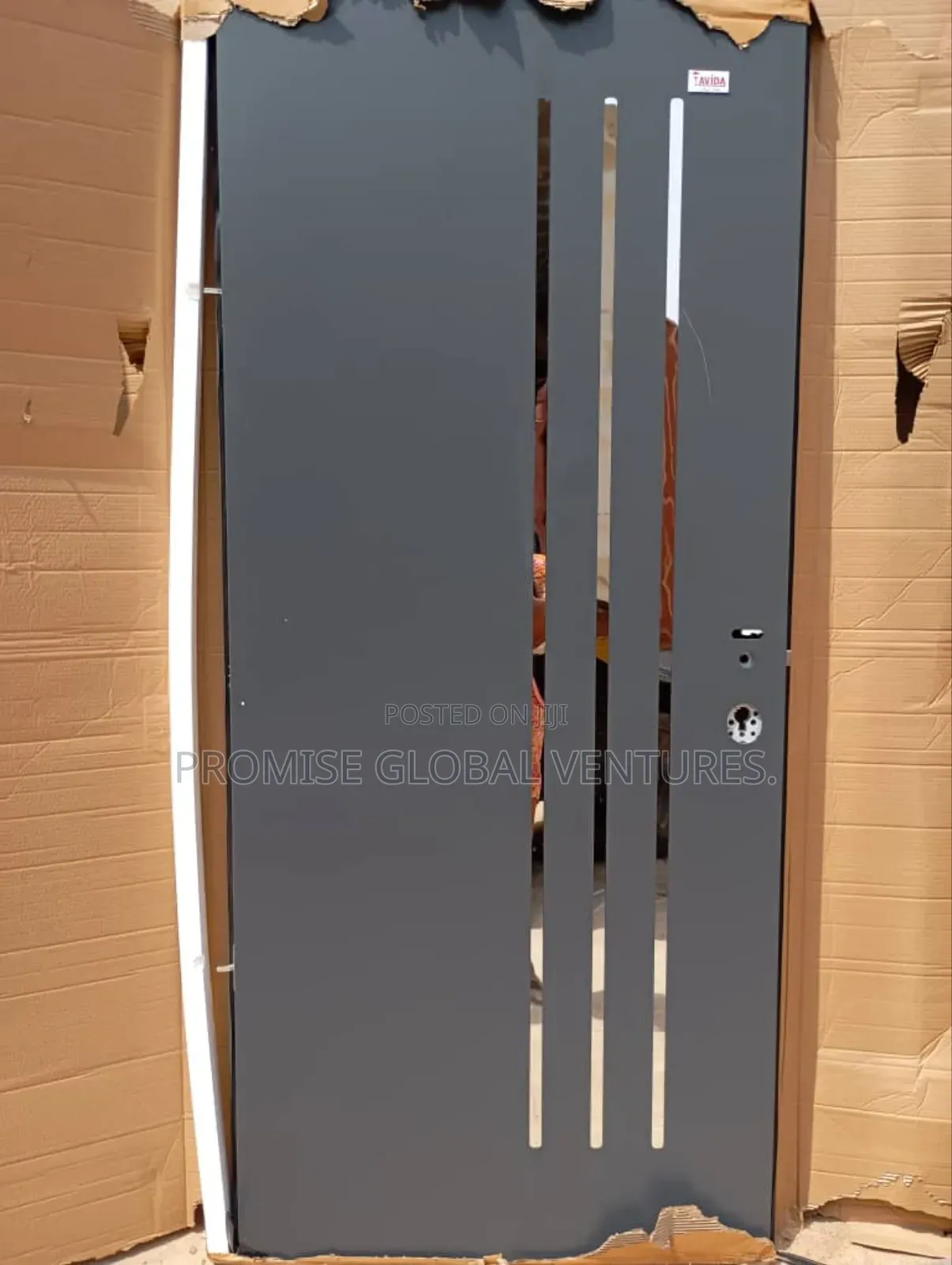 3ft Isrealie Grey Door