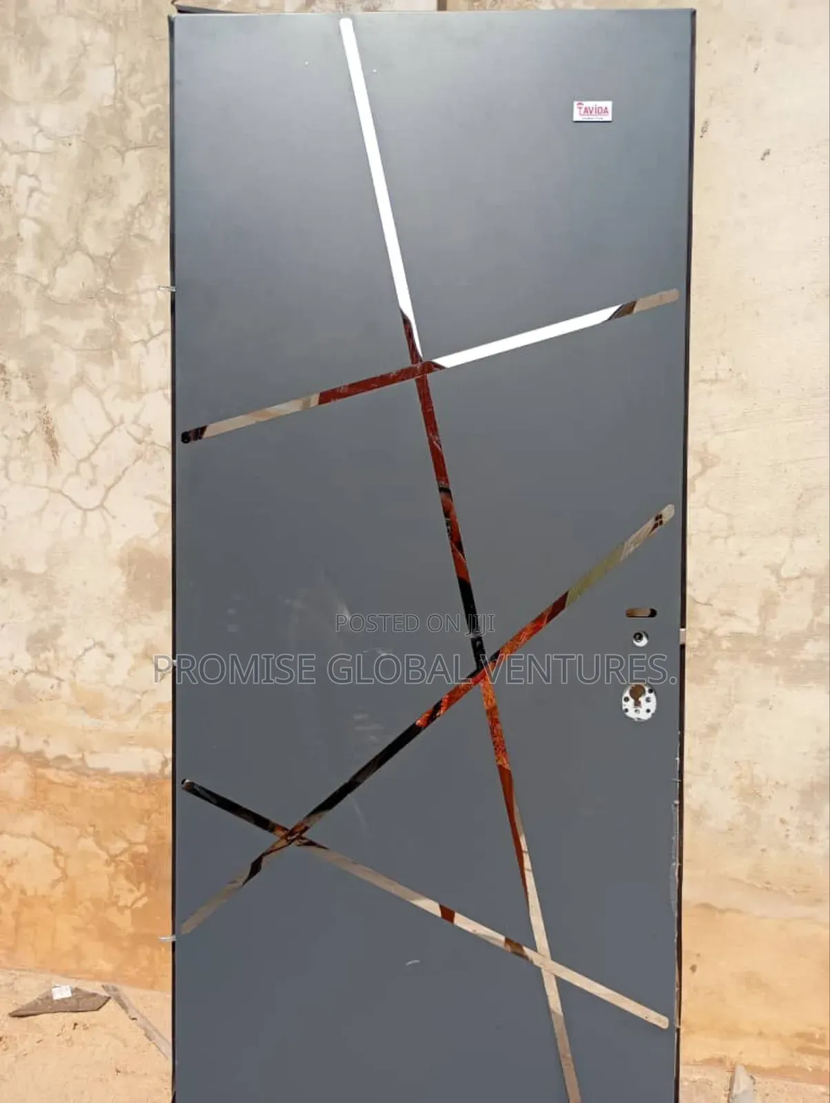 3ft Isrealie Grey Door