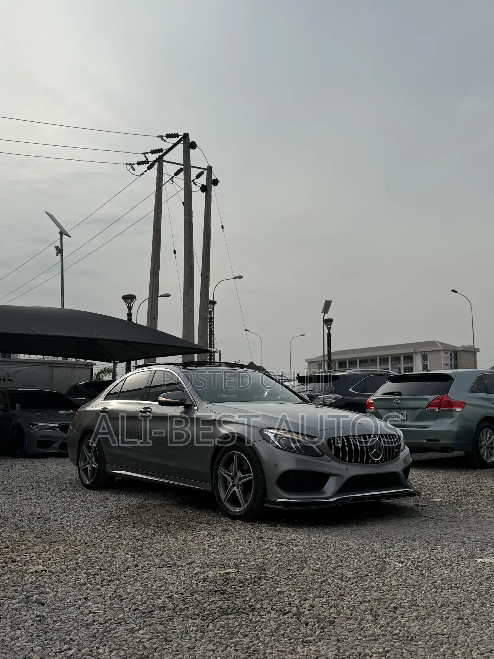 Mercedes-Benz C400 4Matic AWD Sedan (3.0L V6 7A) 2015 Gray