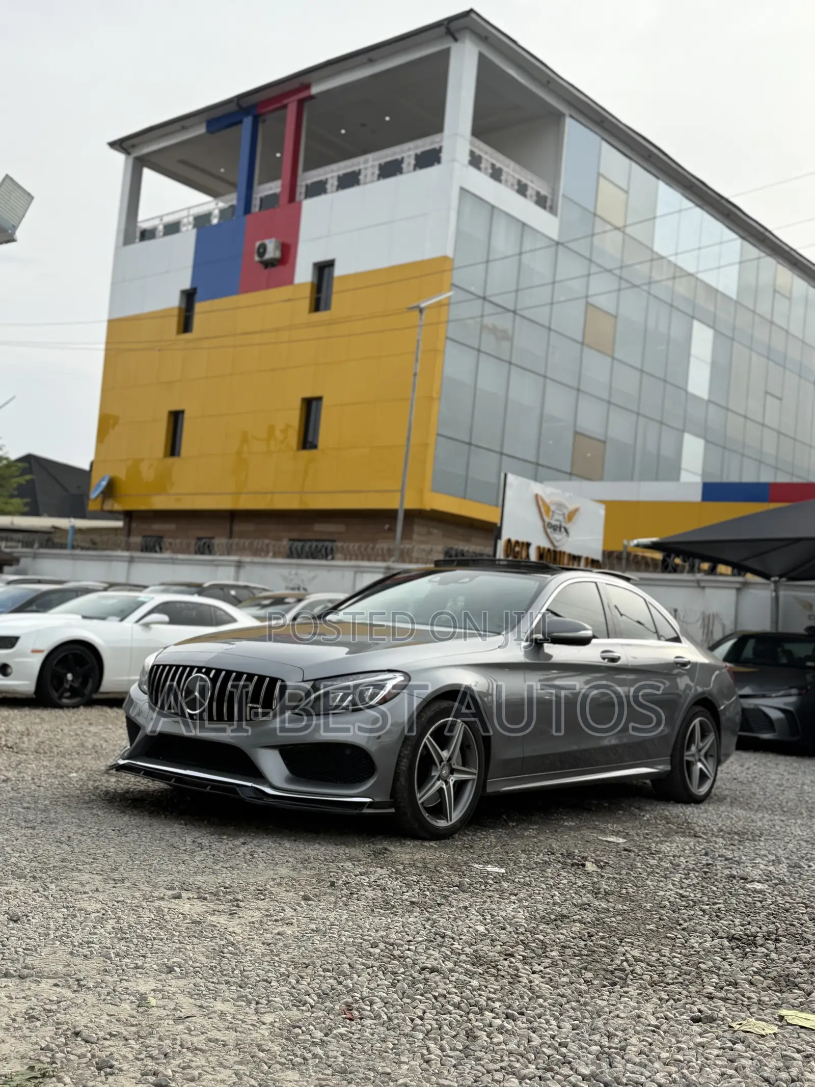 Mercedes-Benz C400 4Matic AWD Sedan (3.0L V6 7A) 2015 Gray