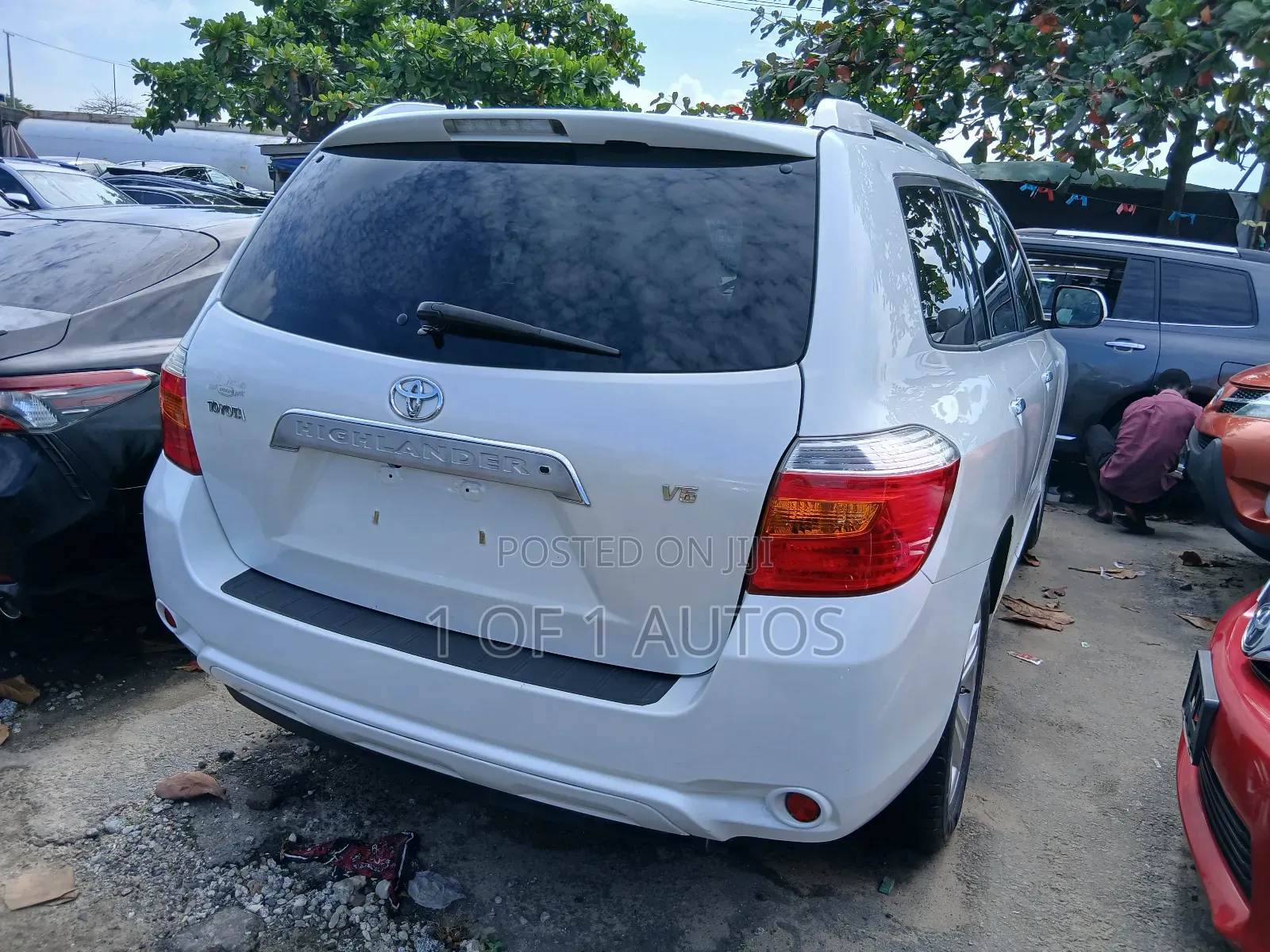 Toyota Highlander Limited 2008 White