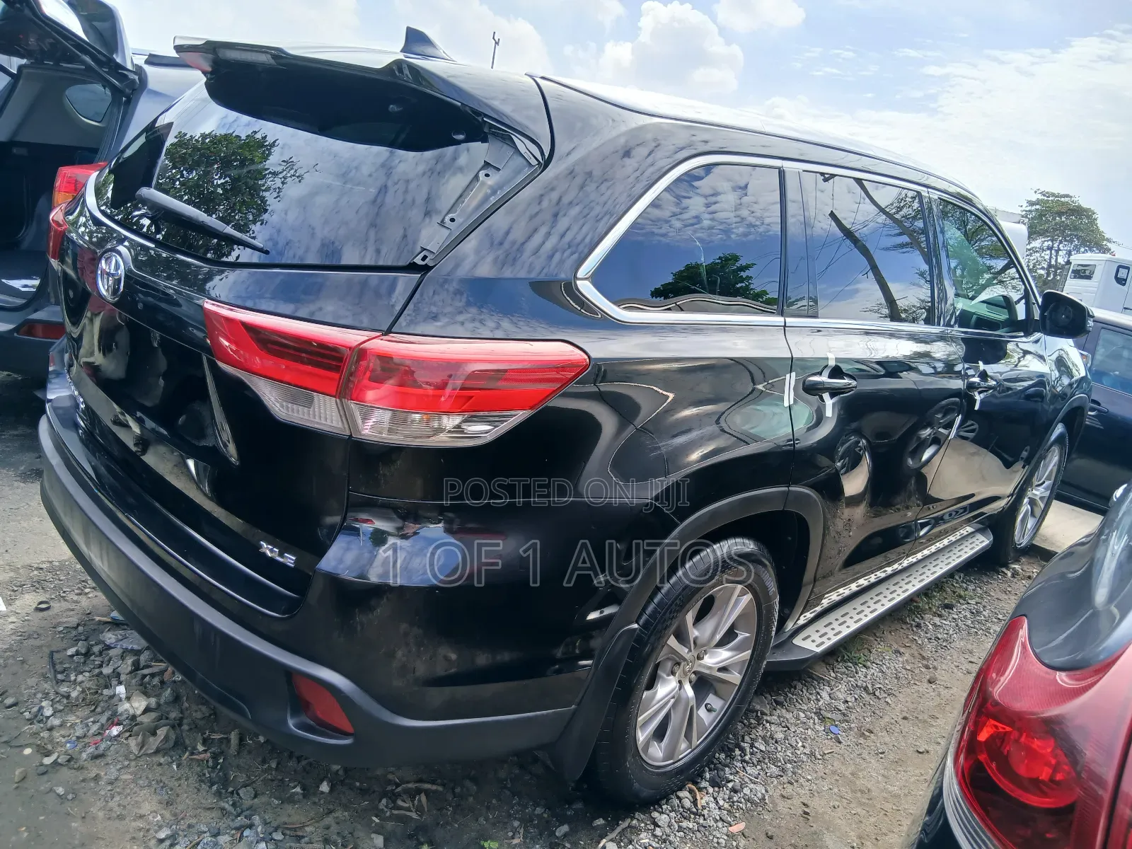 Toyota Highlander XLE 4x4 V6 (3.5L 6cyl 8A) 2017 Black