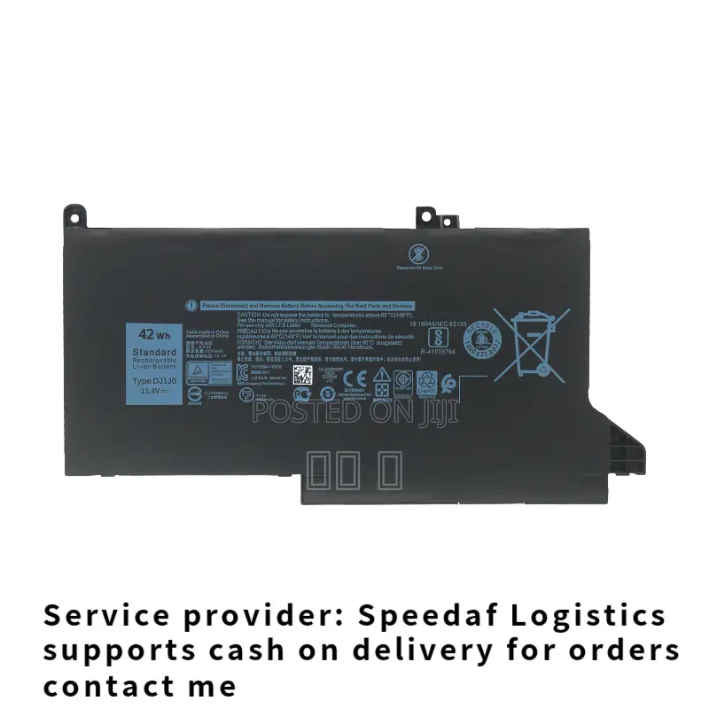 Dj1j0 Laptop Battery for Dell Latitude 12 7000 E7280 E7290 E7380 E7390