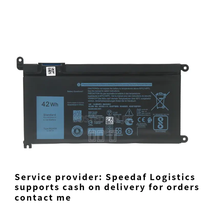 Dell 5368 5378 5565 5567 5568 5578 5765 Laptop Battery Wdxor