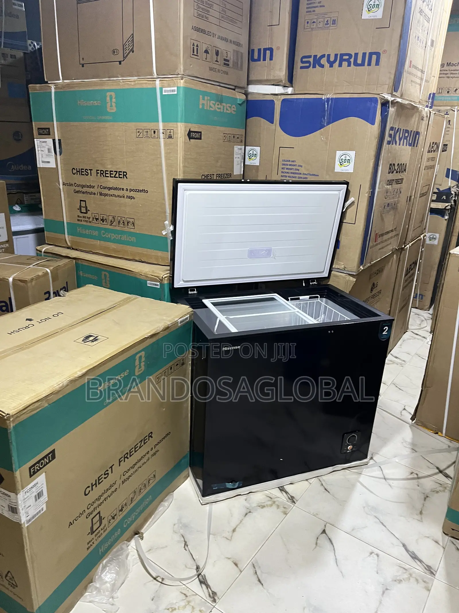 Hisense Fc-250sh Chest Freezer Black – Durable Storage Appliance