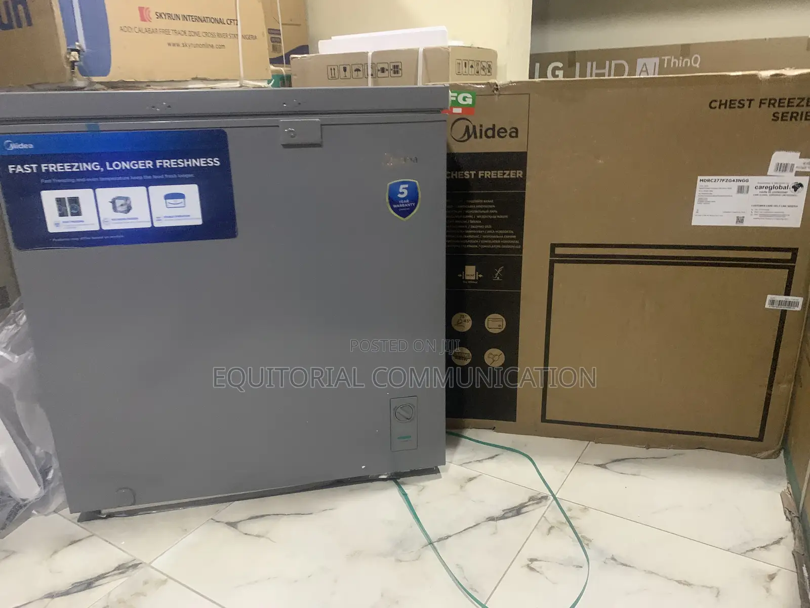 Midea 198l Chest Freezer With Fast Cooling