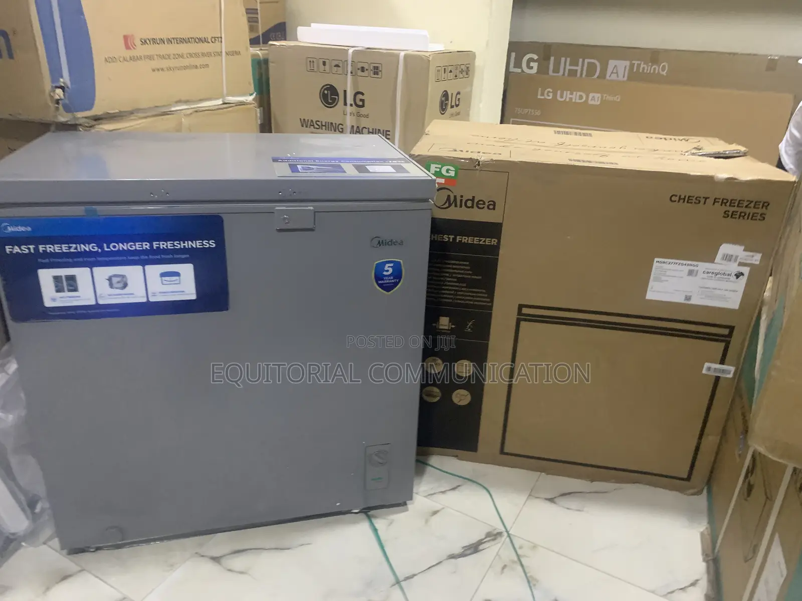 Midea 198l High Performance Chest Freezer