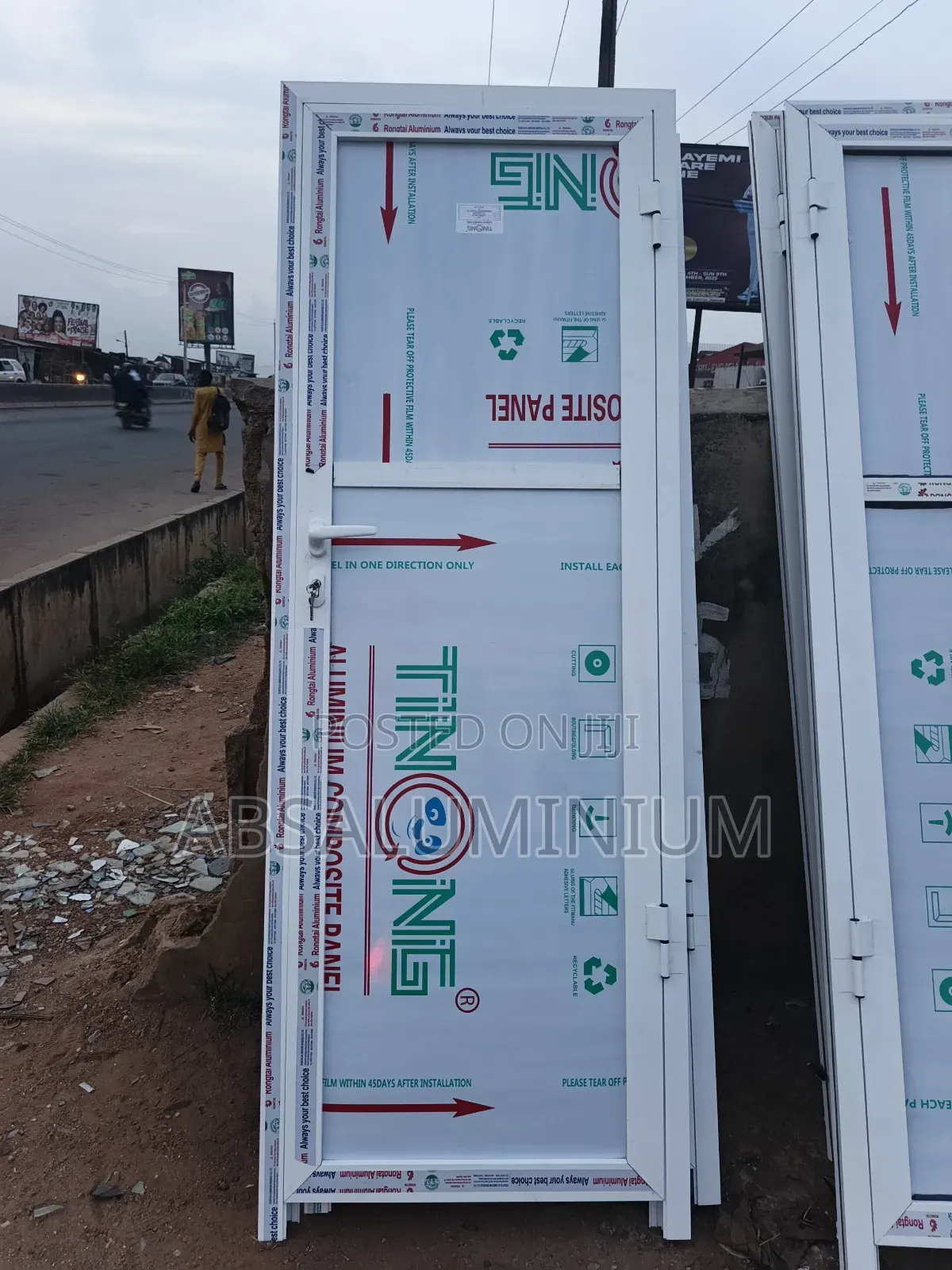 Aluminium Office Door/Bathroom Door