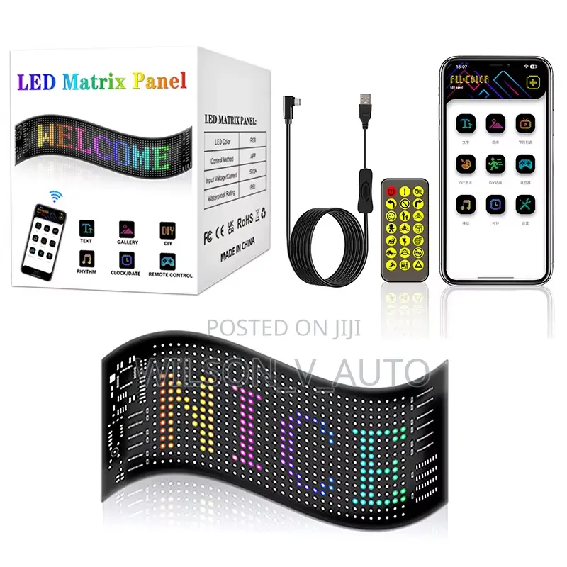 Diy Programmable Led Sign With Remote Control