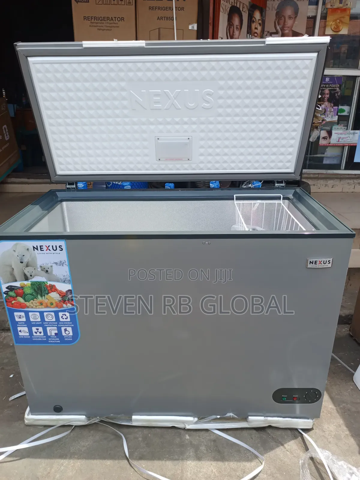 Nexus 300 Litres Chest Freezer | Nx-315hce (Silver)