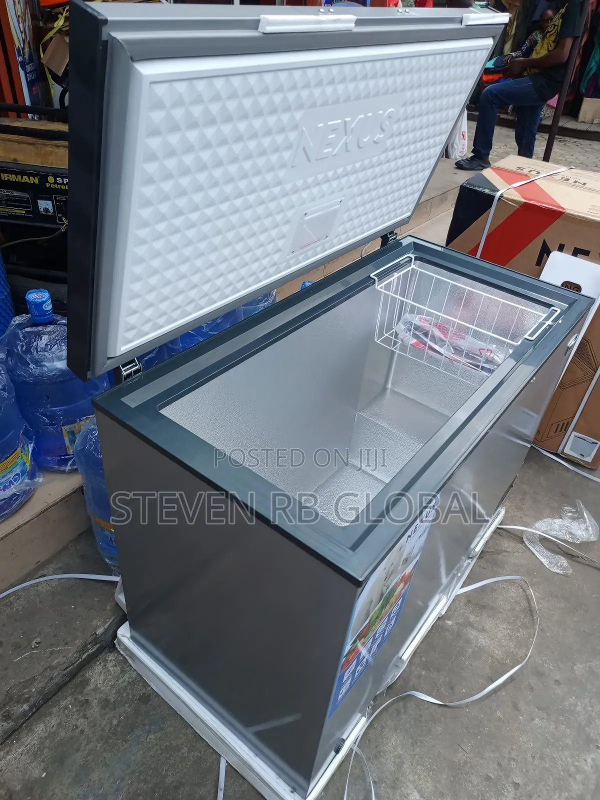 Nexus 300 Litres Chest Freezer | Nx-315hce (Silver)