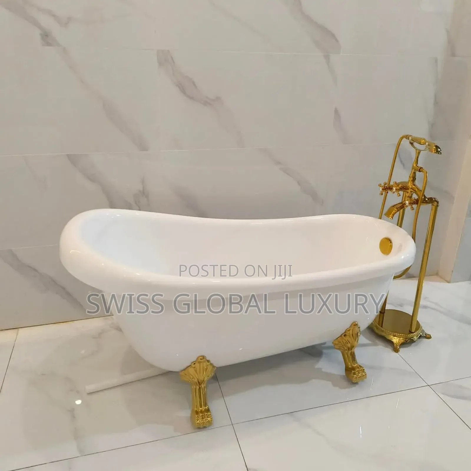 High Grade Complete Set of Bathtub With Standing Mixer Tap.