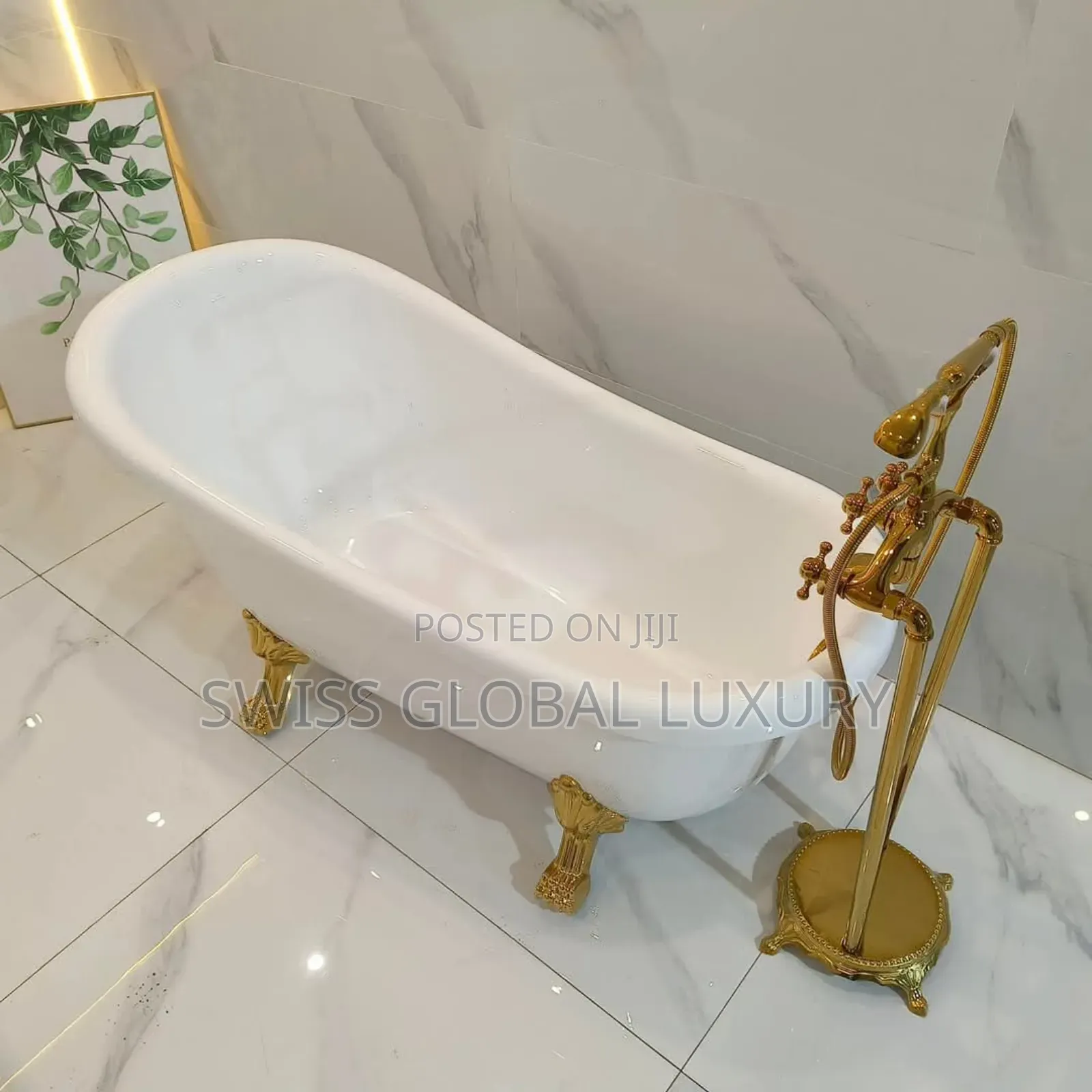 High Grade Complete Set of Bathtub With Standing Mixer Tap.
