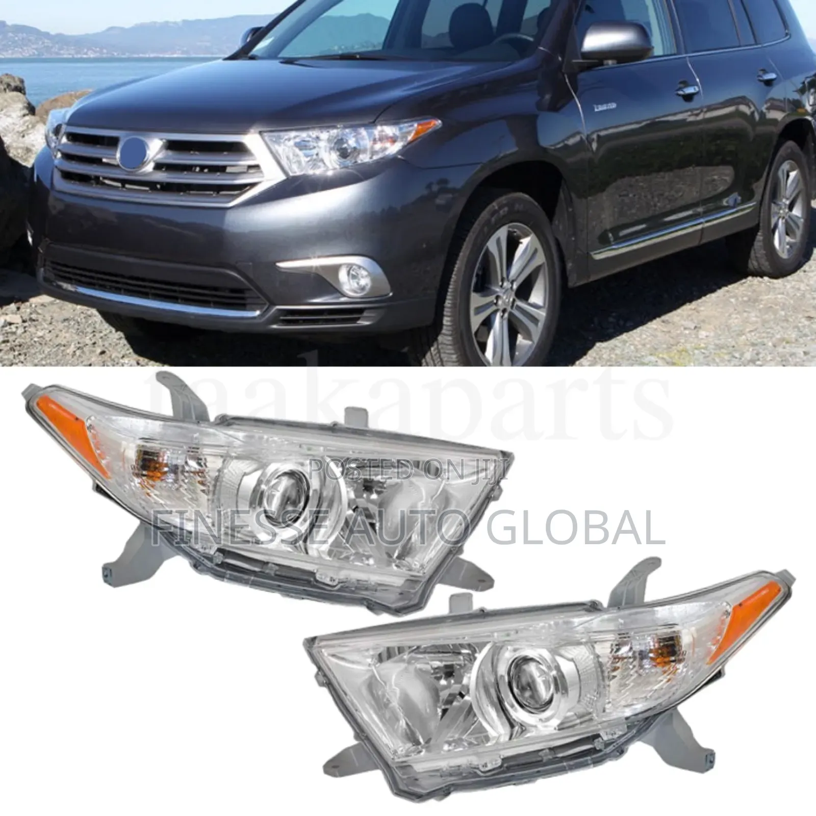 Head Light for Toyota Highlander 2012 Model
